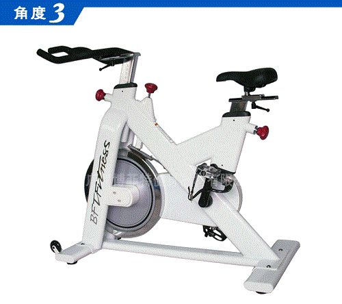 BSE05 专业健身房时尚白色动感单车 黄色软件大全批发直销大图展示2