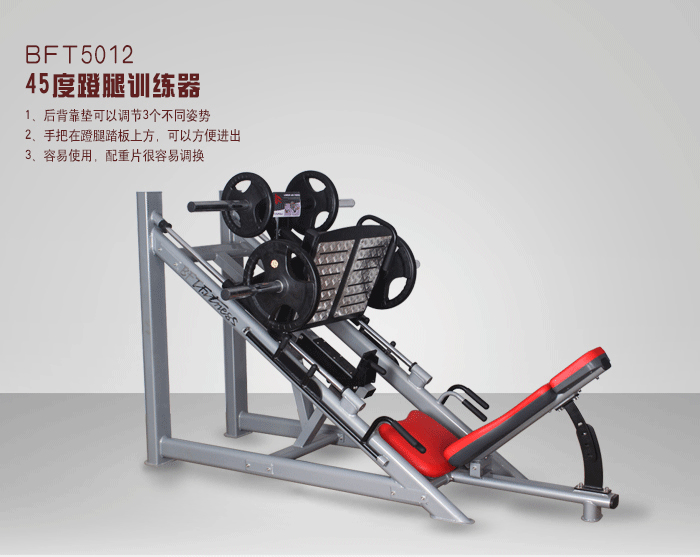 BFT5012，45度蹬腿训练器